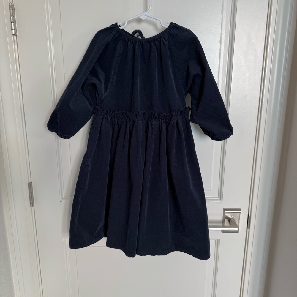 Mabo Girl Navy Blue Corduroy Baby Doll Dress Size 12/13